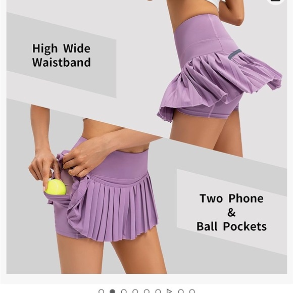 Tennis skirt with built in shorts; size XL( fits more like a medium/large);NWOT - Picture 4 of 11